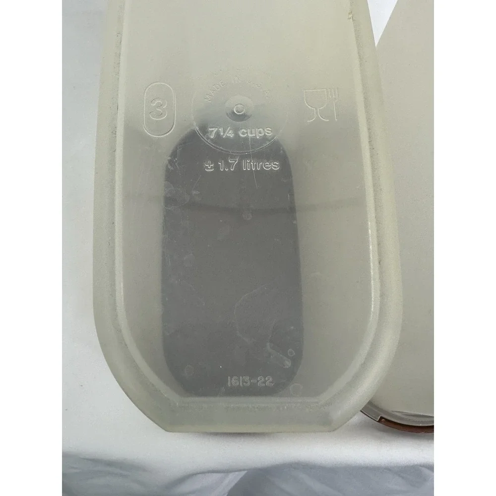 Lot of 2 Tupperware Modular Mates 1614-21‎ and 1613-3 with Seals / Lids
